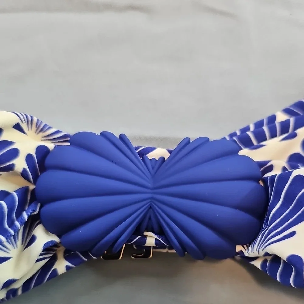 Kate‎ Spade Blue and White Scallop Headband